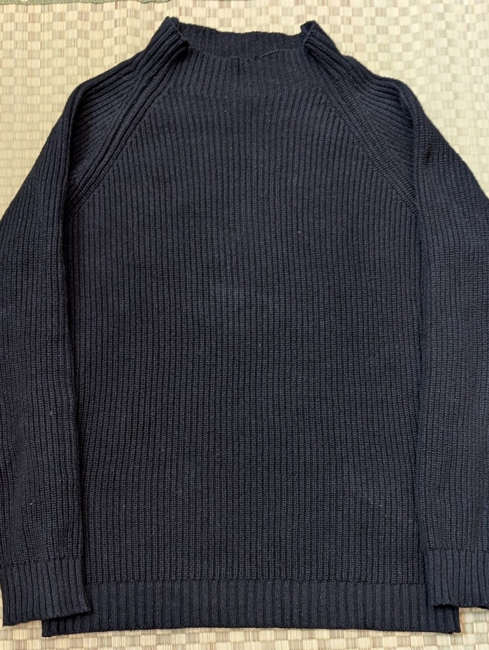 Will's Vegan Store Recycled Slouch Turtleneck Sweater Cotton Men's Size Medium